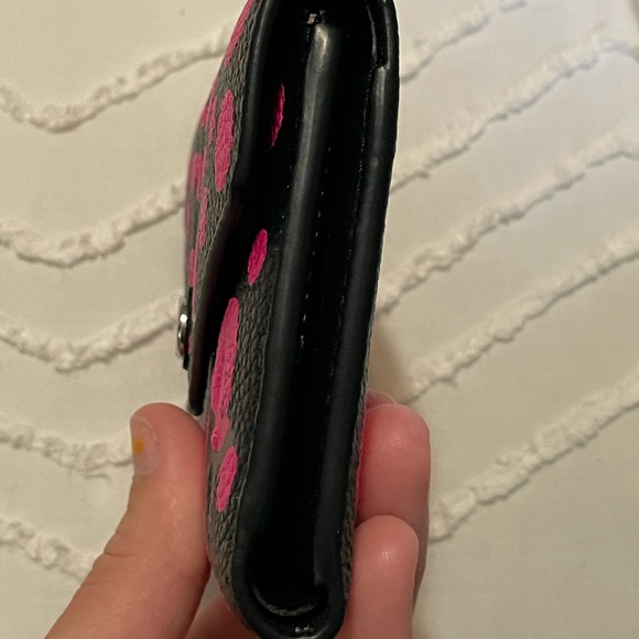 Louis Vuitton x Yayoi Kusama victorine wallet pink and black - Picture 15 of 16